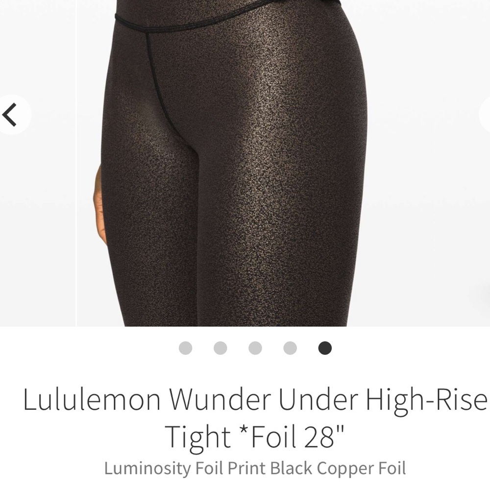 LuLuLemon Worn Once Wunder Under HighRise Size6
